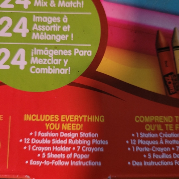 Color zone Fasion plates Toy Girl's age 5 and older, Preowned Never used. - Picture 9 of 16